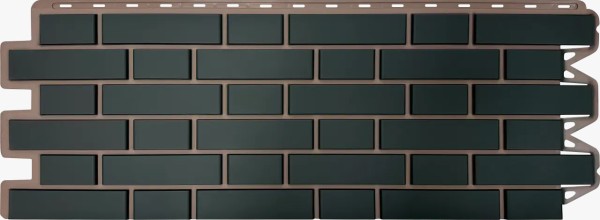 Фасадная панель Альта-Профиль, Кирпич Клинкерный, Графит купить в Полярных Зорях