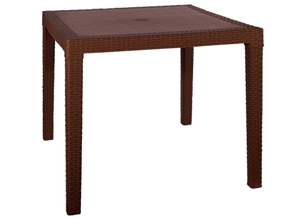 Стол квадратный FIJI Quatro Table Коричневый купить в Полярных Зорях
