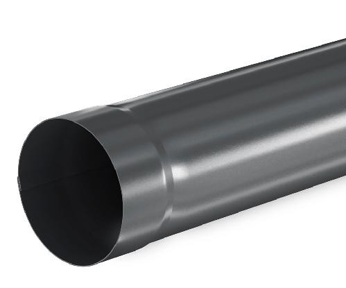 Водосток Aquasistem, система 125x90 - Труба водосточная 1.00м RAL 7024 Тёмно-серый купить в Полярных Зорях