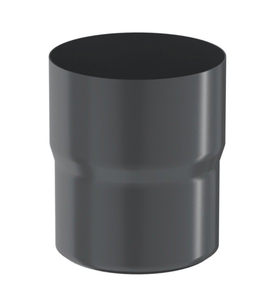 Водосток Aquasistem, система 125x90 - Соединитель трубы RAL 7024 Тёмно-серый купить в Полярных Зорях