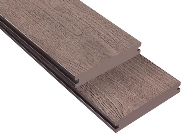 Террасная доска ДПК Outdoor 3D полнотелая NEVADA/CALIFORNIA BROWN коричневая микс купить в Полярных Зорях