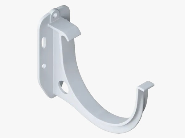 Водосток Альта-Профиль ПВХ – Кронштейн желоба водосточный (белый) купить в Полярных Зорях