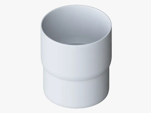 Водосток Альта-Профиль ПВХ – Муфта трубы водосточная (белый) купить в Полярных Зорях