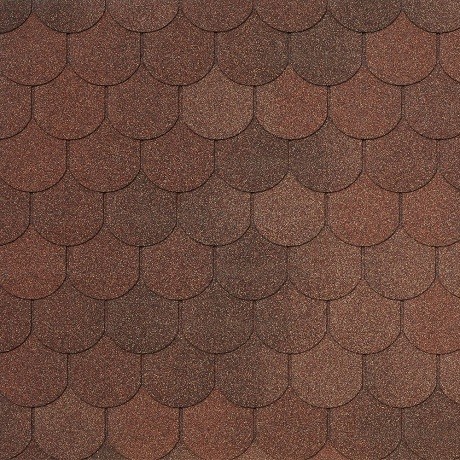 Гибкая черепица Tegola ASSISI terracotta 420 купить в Полярных Зорях