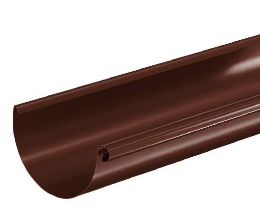 Водосток Aquasistem, система 125x90 - Водосточный желоб 3.00м RAL 8017 Коричневый купить в Полярных Зорях