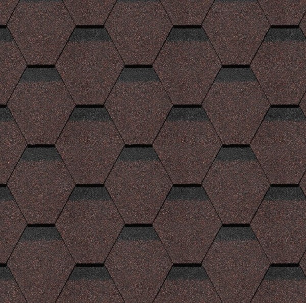 Гибкая черепица Docke, коллекция Шеффилд – Корица купить в Полярных Зорях