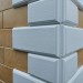 Угол Наружный к Фасадным Термопанелям Доломит Дагестанский Камень 400 мм Белый купить в Полярных Зорях