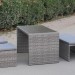 Диван-Трансформер AFINA плетеный из иск. ротанга S330G-W78 Grey купить в Полярных Зорях