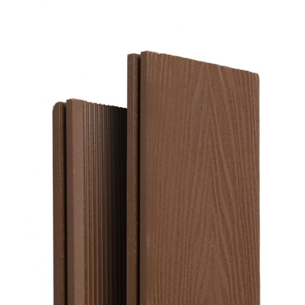 Террасная доска Ecodecking Экстра 3D полнотелая Шоколад купить в Полярных Зорях