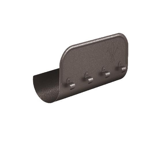 Водосток Aquasistem, Система 150/100 - Ограничитель перелива прямой RR 32 Тёмно-коричневый matt купить в Полярных Зорях