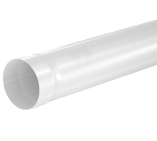 Водосток Aquasistem, система 150x100 - Труба водосточная 3.00м RR 20 Мраморно-белый купить в Полярных Зорях