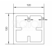 Столб SEQUOIA Evolution 3D WOOD GRAY купить в Полярных Зорях