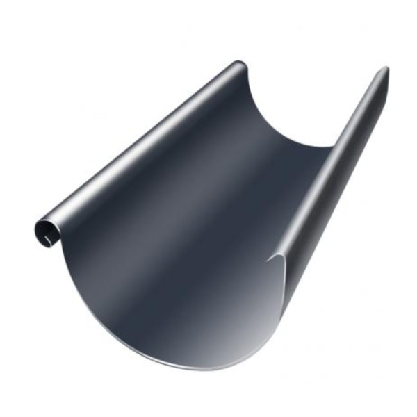 Водосток Grand Line 150x100 – Полукруглый желоб 3 метра RAL 7024 купить в Полярных Зорях