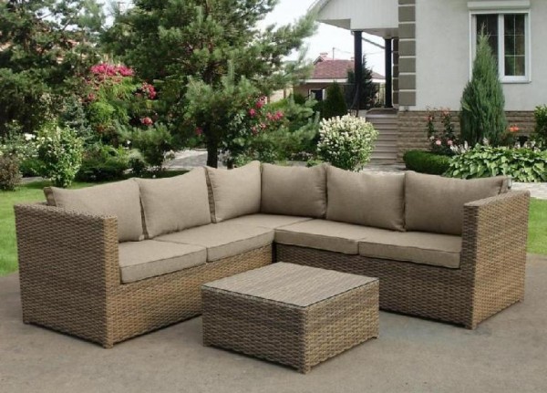 Комплект мебели AFINA плетеной из иск. ротанга YR825B Beige купить в Полярных Зорях