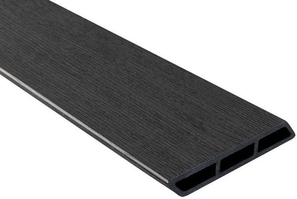 Доска Ромбус 3D ДПК Outdoor STORM BLACK черная купить в Полярных Зорях