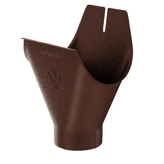 Водосток Aquasistem, Система 125x90 - Воронка желоба RAL 8017 Коричневый matt купить в Полярных Зорях