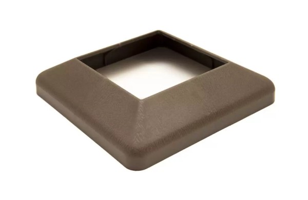 Крышка нижняя ПВХ для столба Deckart 100х100 Венге купить в Полярных Зорях