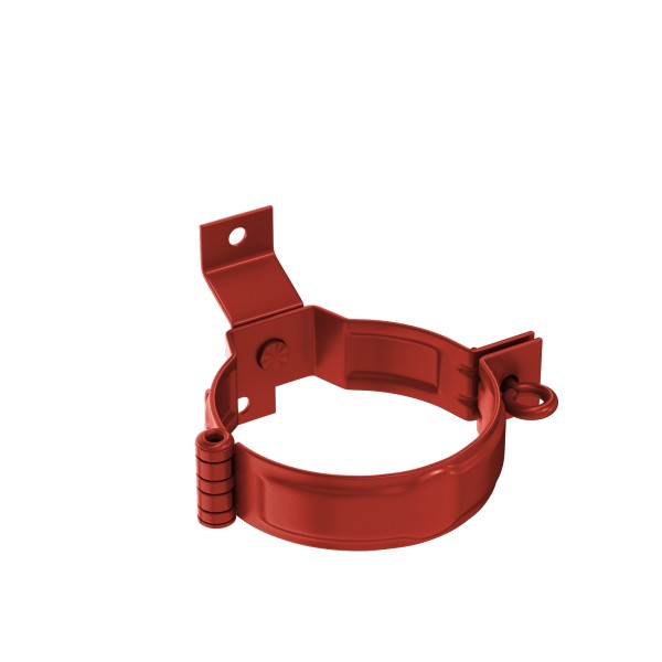 Водосток Aquasistem, система 150x100 - Декоративный хомут трубы под дерево с комплектом крепления RR 29 Бургундский купить в Полярных Зорях