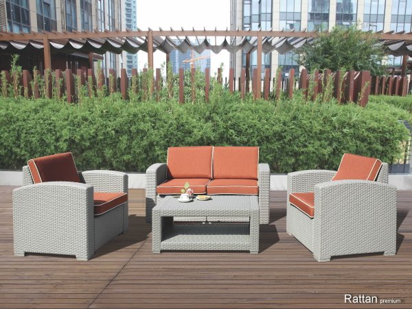 Уличные диваны и кресла коллекции Rattan Premium 4 купить в Полярных Зорях