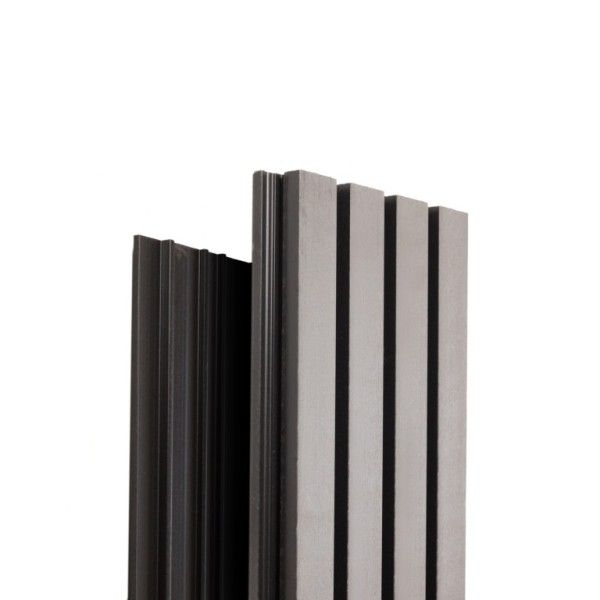 Фасадная доска Ecodecking Техно реечная 200х26х3000 Серый купить в Полярных Зорях