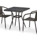 Комплект плетеной мебели AFINA из иск. ротанга T282BNT/Y137C-W53 Brown 2Pcs купить в Полярных Зорях