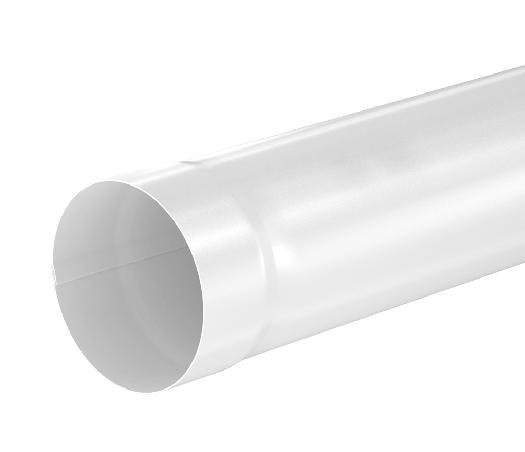 Водосток Aquasistem, система 125x90 - Труба водосточная 3.00м RAL 9003 Белый купить в Полярных Зорях