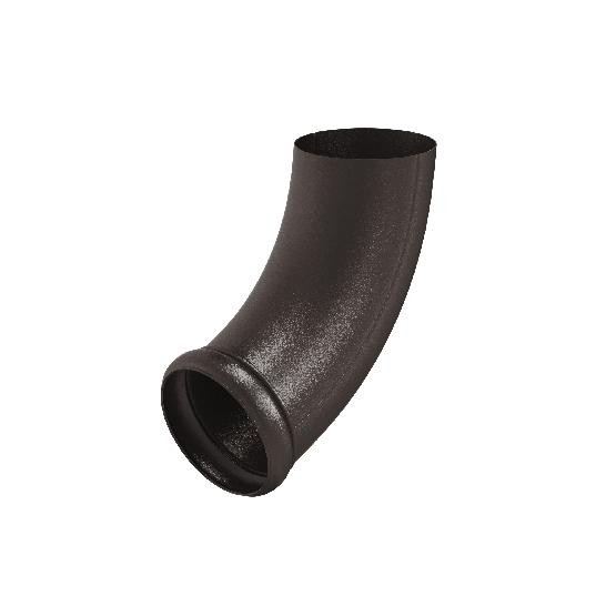 Водосток Aquasistem, Система 125x90 - Отвод трубы декорированный RR 32 Тёмно-коричневый matt купить в Полярных Зорях