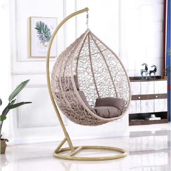Кресло Подвесное из искусственного ротанга AFM-169A-XLB Beige купить в Полярных Зорях