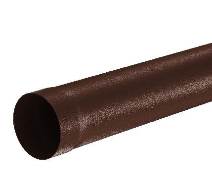 Водосток Aquasistem, Система 125x90 - Труба водосточная 1.00м RAL 8017 Коричневый matt купить в Полярных Зорях