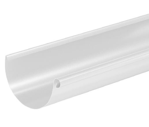 Водосток Aquasistem, система 125x90 - Водосточный желоб 3.00м RR 20 Белый купить в Полярных Зорях