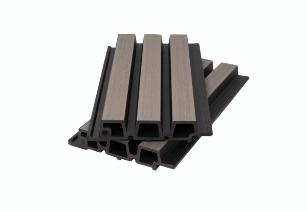 Фасадная панель брусковая двухцветная co-extrusion, snow mix купить в Полярных Зорях