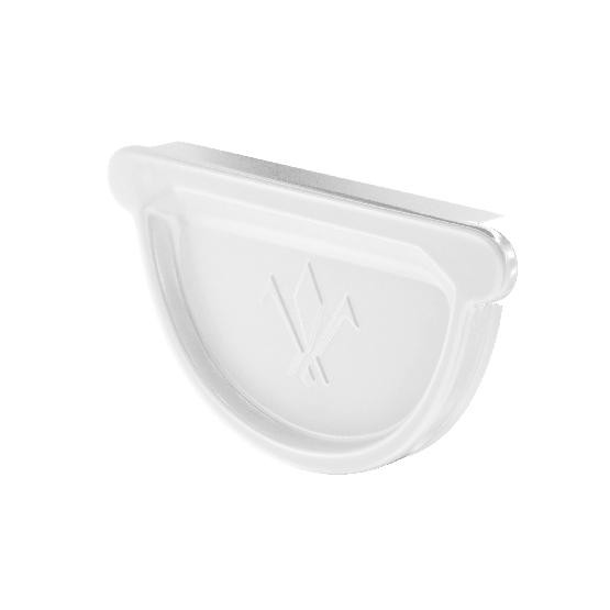 Водосток Aquasistem, система 125x90 - Заглушка универсальная с резиновым уплотнителем RR 20 Белый купить в Полярных Зорях