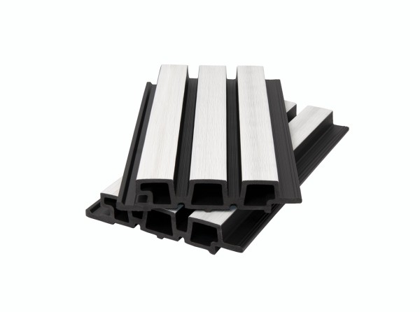 Фасадная панель брусковая двухцветная co-extrusion, white купить в Полярных Зорях
