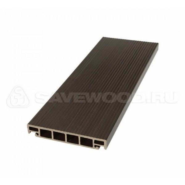 Террасная доска из ДПК SW-Salix «SaveWood» темно-коричневый купить в Полярных Зорях