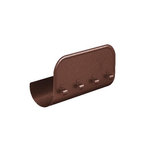 Водосток Aquasistem, Система 150/100 - Ограничитель перелива прямой RAL 8017 Коричневый matt купить в Полярных Зорях