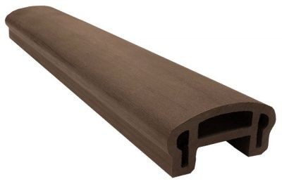 Перила вехнее фигурное Woodvex Select Темно - Коричневый купить в Полярных Зорях