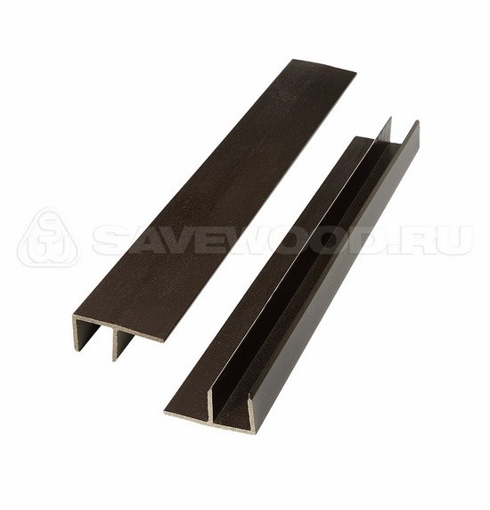 F-профиль ДПК Savewood – Тёмно-коричневый купить в Полярных Зорях
