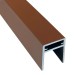 П-профиль Алюминиевый EasyDecking 35x25 Коричневый купить в Полярных Зорях
