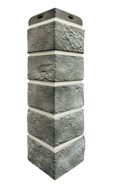 Угол Grand Line состаренный кирпич Элит гранит, ШОВ белый купить в Полярных Зорях