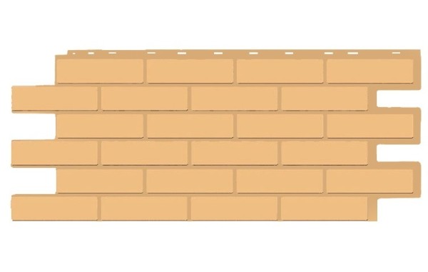 Фасадная панель T-Siding Кирпич Модерн Эко Крем купить в Полярных Зорях