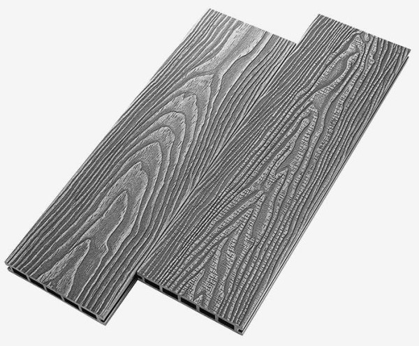 Террасная доска из ДПК RusDecking Unodeck Vintage - Серый купить в Полярных Зорях